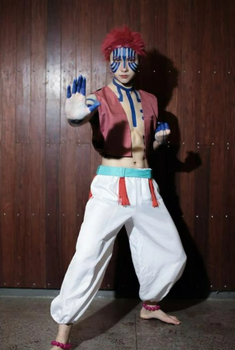 Akaza Kimetsu no Yaiba cosplay costume