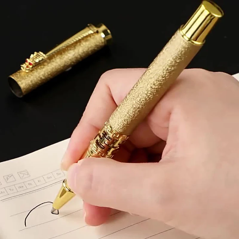 Gel Pens Custom Gel Pen School Supply Stationery Metal Ballpoint Office Accessories Writing Teacher Gift