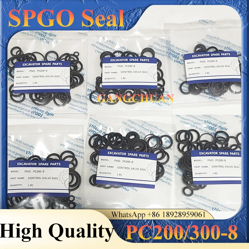 PC200-8 PC200-6 PC300-8 SPGO Seal for Komatsu SPGO Control Valve Seal Excavator Hydraulic Cylinder
