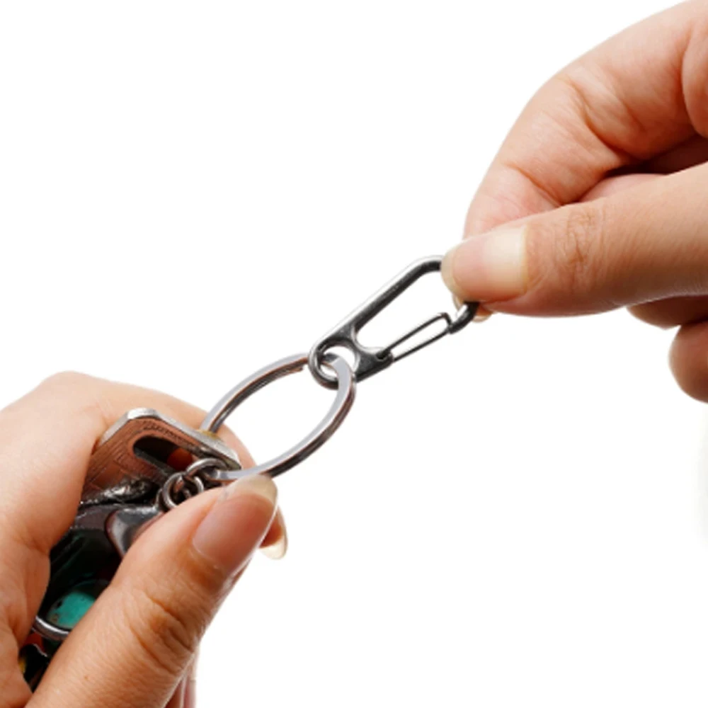 Lobster Clasp Buckle Keychain 5/10pcs Carabiners Outdoor Camping Buckles Alloy Spring Snap Hooks Keychains Tool Clips