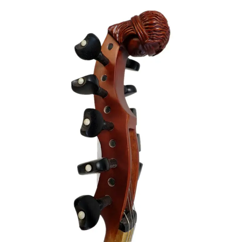 Baroque style SONG maestro 5X5 strings 14" Viola d&rsquo;Amore, whole maple #15200