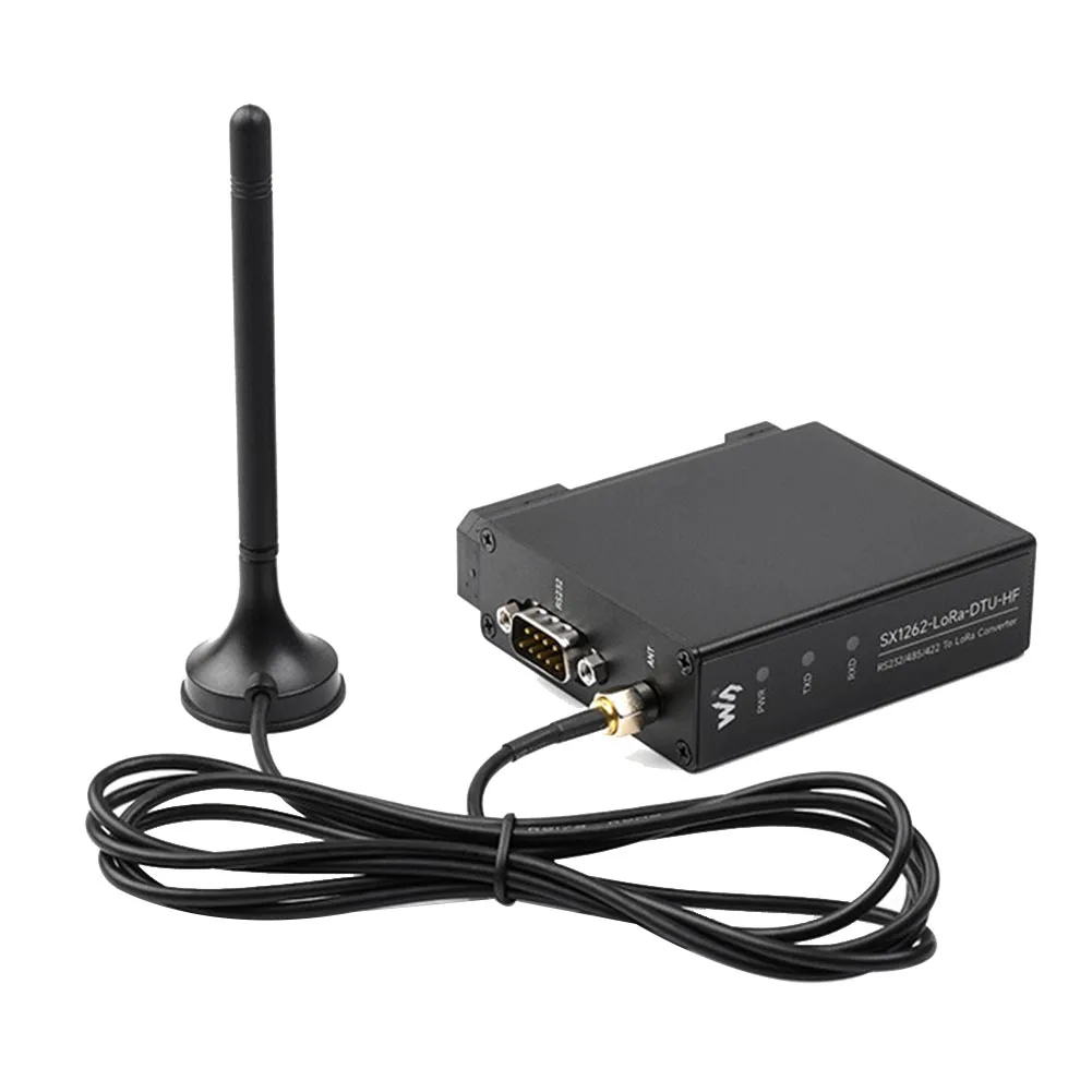 Waveshare Sx1262-Lora-Dtu-Hf 850-930Mhz Binario Di Guida Lora Terminale Di Trasmissione Dati Dtu Rs232/Rs485/Rs422 A Lora Per Sub Ghz Hf
