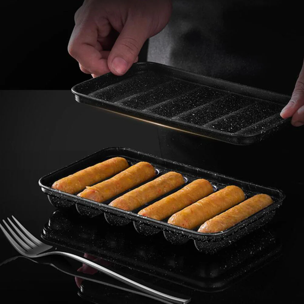 Coffee Metal Sausage Mold Child Buns Roasting Pan Mini Molds Stainless Steel Hot Dog Making