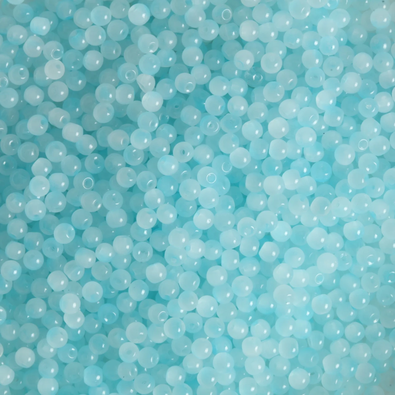 Gradient Blue Pink Purple Glass Beads – 4mm Round
