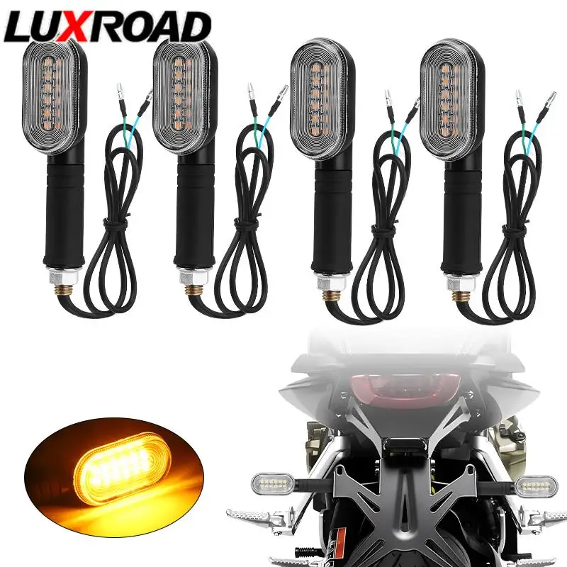 

Поворотники для мотоцикла, 12 светодиодов, для Honda, Suzuki, Kawasaki, Yamaha