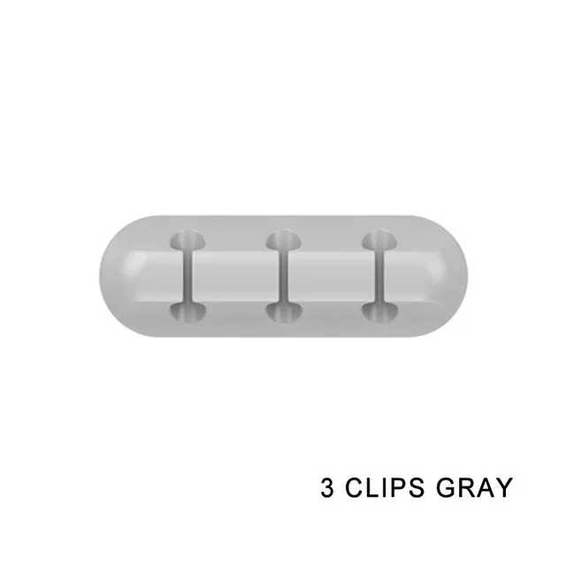 3 Clips Grey
