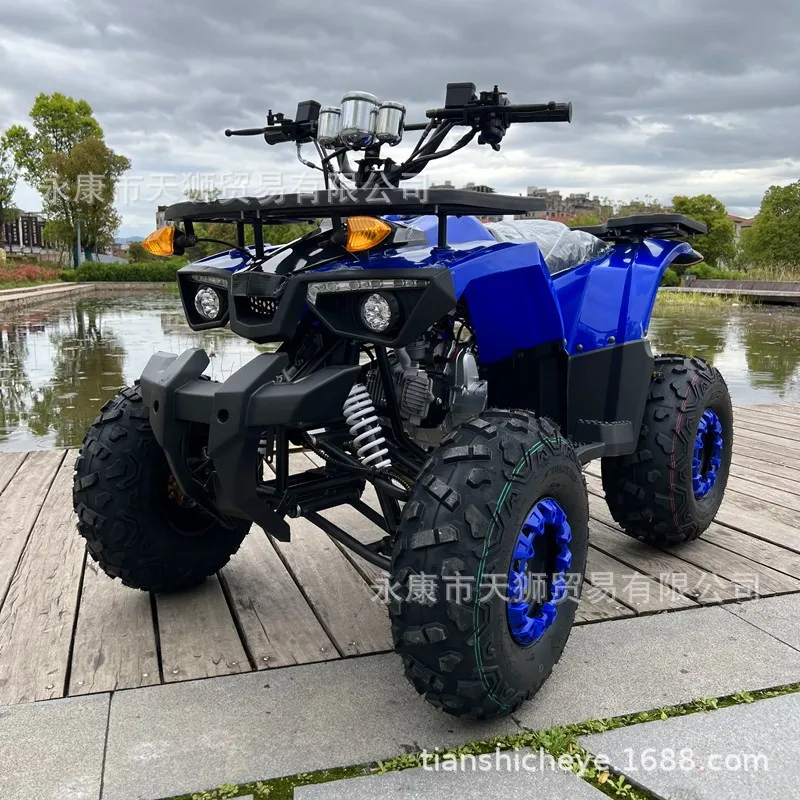 ATV 125cc Gasoline Beach Motorcycle Four-Wheel Scrambling All Terrain Mountain off-Road Vehicle