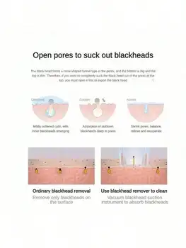 Washing Instrument Portable Vacuum Suction Quiet Beauty Products Face Cleaner Deep Pore Acne Pimple Removal Strong Suction 2