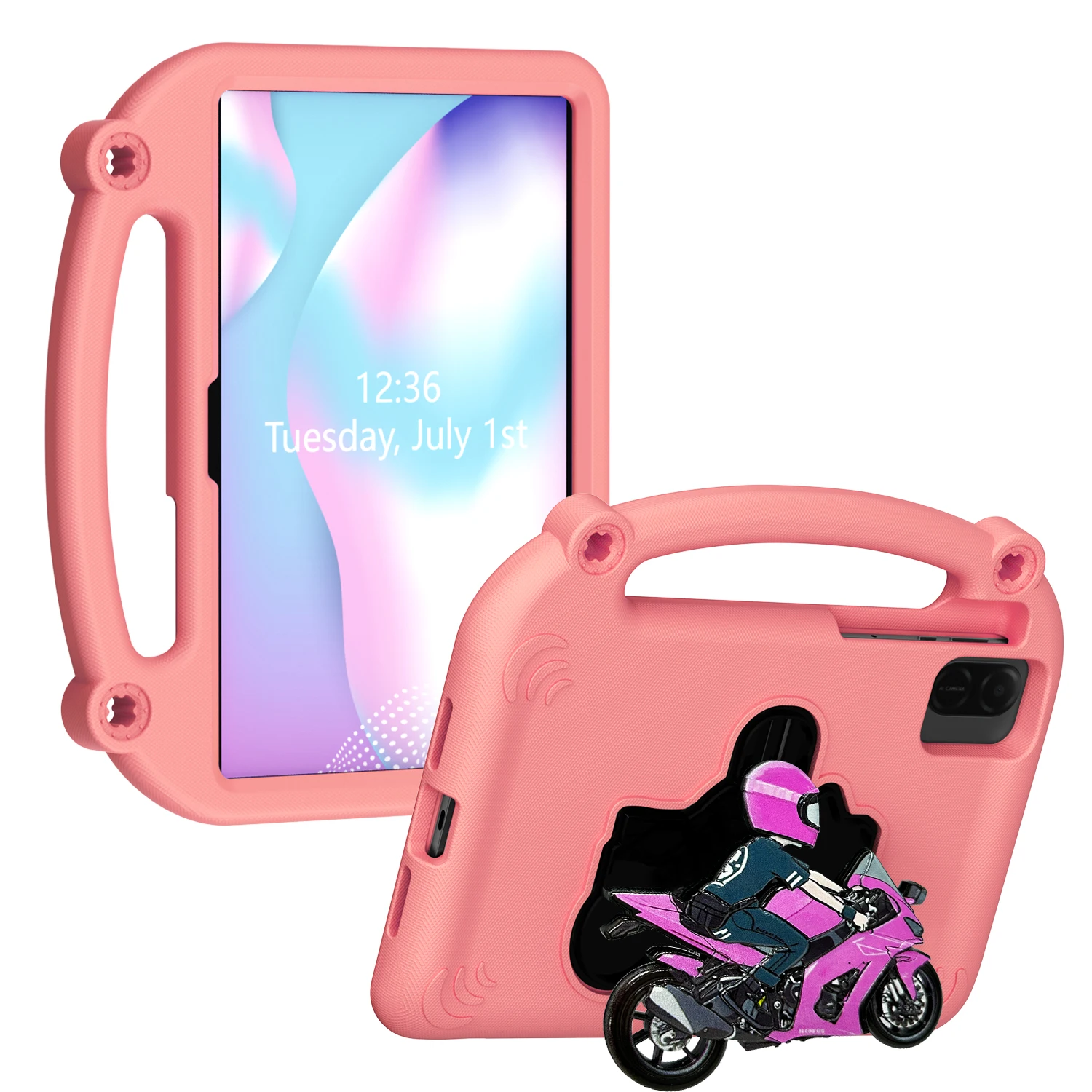 Children's Shockproof EVA Tablet Cover with Handle and Stand, 11.5-Inch