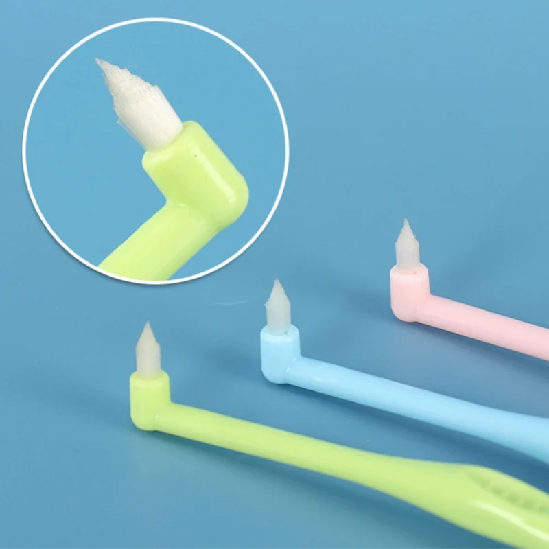 Orthodontic Braces Toothbrush with Single Tufted Pointed Head