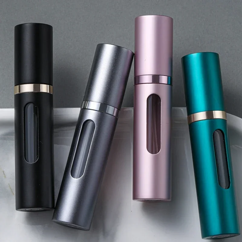 Perfume Bottle Portable Refillable Perfume Bottle with Spray Cosmetic Container Atomizer Travel Empty Jars Pump Storage Bottles