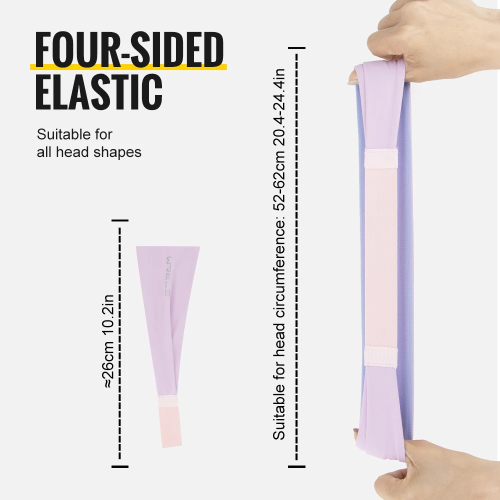 Outdoor Sports Fitness Sweatband: Unisex Elastic Hair Wrap for Cycling, Yoga, and Running