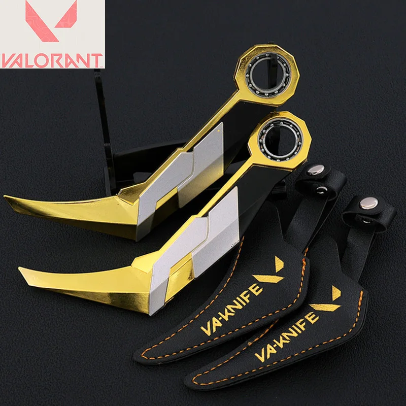 Valorant Weapon Prime Knife Melee Model 17cm Metal Material Rotatable Game Weapon Model Uncut Blade Safe Toys Boy Birthday Gifts
