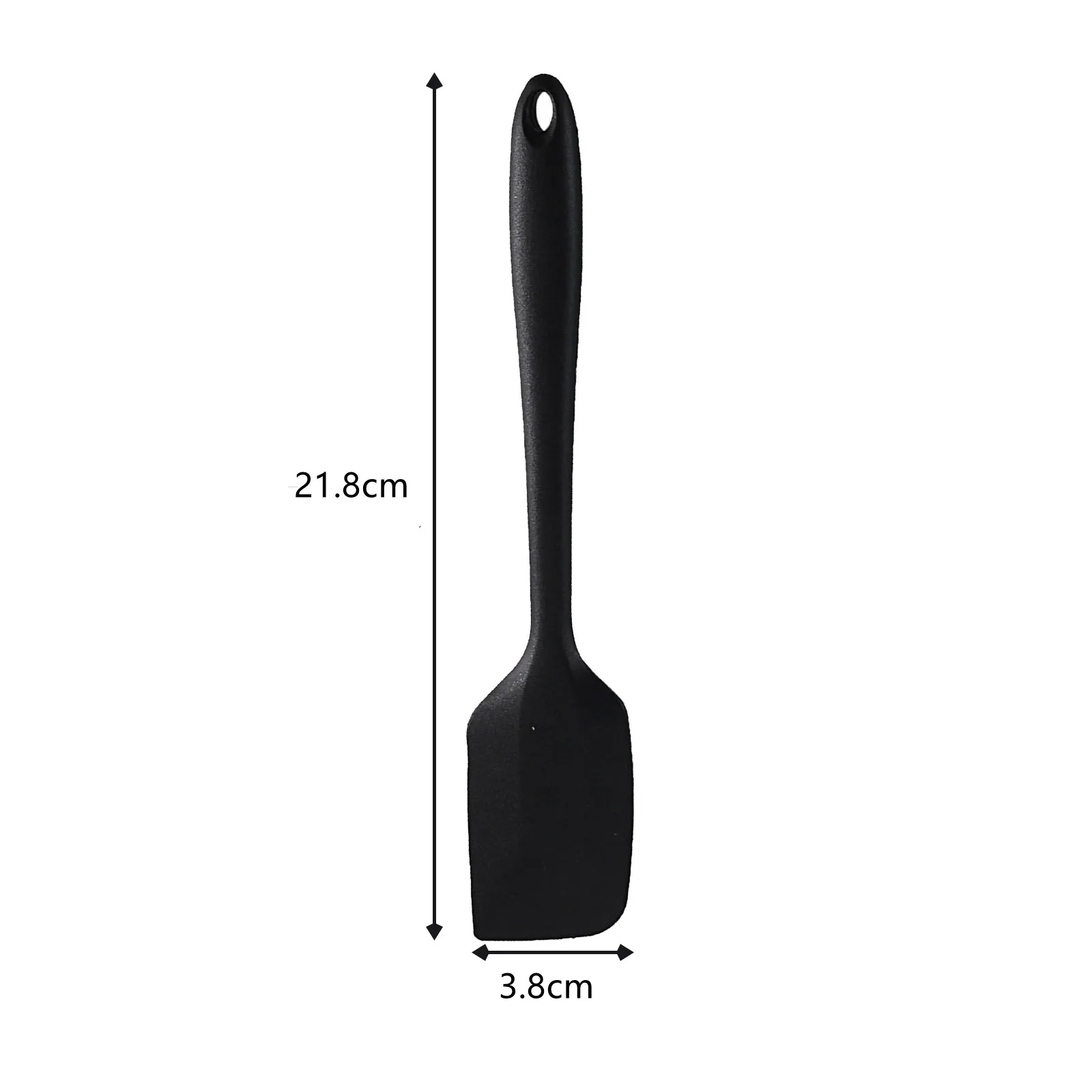 3 Pcs Silicone Spatula Black High Temperature Resistant -Free Rubber Spatula Cooking and Baking Kitchen Spatula