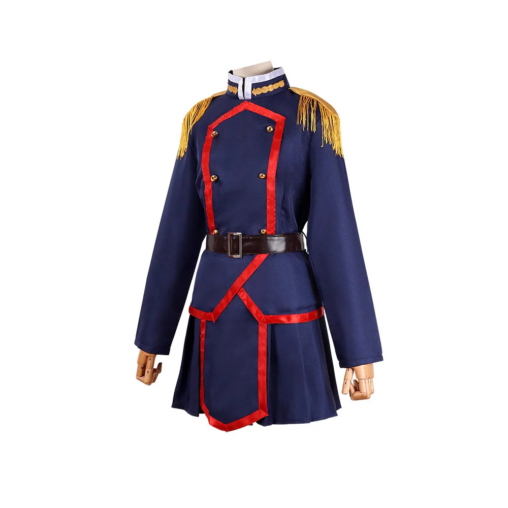 Chained Soldier: Ueman Kyoka | Blue Uniform Cosplay Costume Set 26 My Hero Academia Kyoka Jiro School Uniform Cosplay Costume