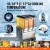 SucceBuy 3 Tanks Commercial Beverage Dispenser 10L/18L Per Tank Juice Dispenser Stainless Steel Ice Tea Drink Machine for Drink 6