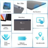2024 CWOWDEFU Android 13 Tablet 10.95" FHD Incell 2K-Display MTK Octa Core 6GB 128GB 7000mAh Battery 13MP Cam GPS Tablet PC 2