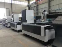 One machine with two heads plasma and fiber machine cut metal from 0.5 to 45mm 1