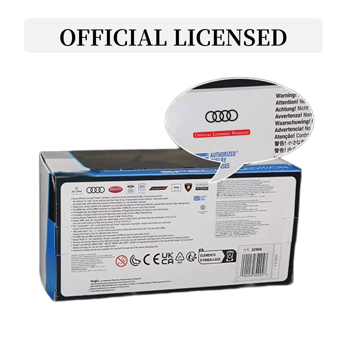 1:36 Audi R8 V10 Coupe Pullback Toy Car Model Official Licensed Alloy Diecast Vehicle Scale Replica Xmas Gift Kid Boy Toy 5