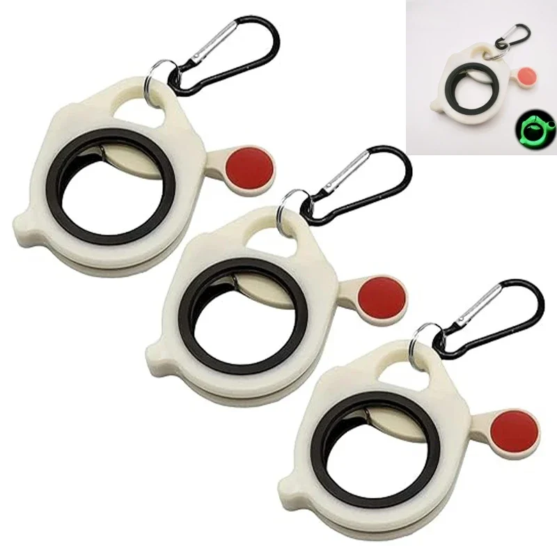 

Cable Tie Organizer Portable Fluorescent Storage Cable Tie Holder Plastic Portable Storage Tools Key Chain Wiring Accessories
