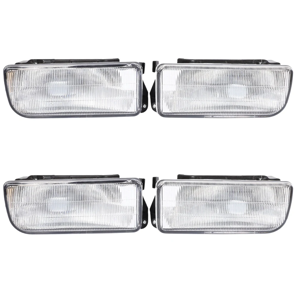 

4x Car Front Bumper Fog Lamp Lens Lamp for Bmw E36 1992 1993 1994 1995-1998 H1 Without Bulb