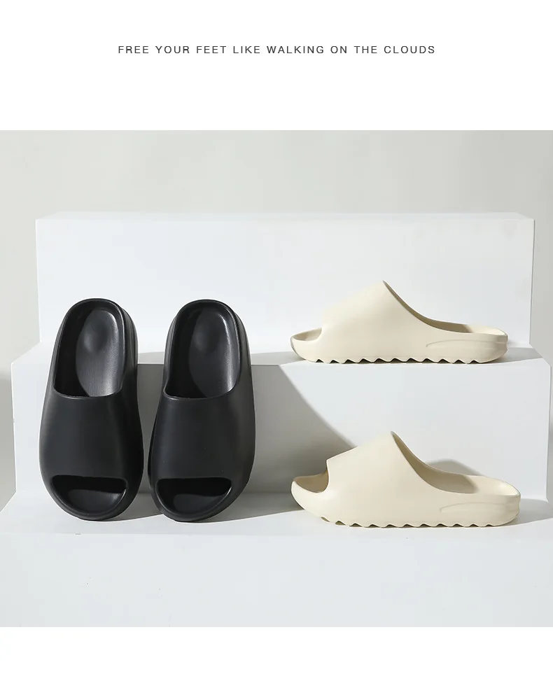 Unisex Thick Platform Modern Beach Slides - true deals club