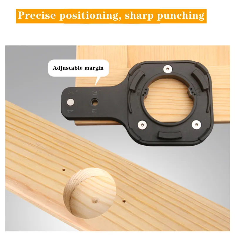 Maschera Per Cerniere Armadi 35mm - Trapano Per Fori Precisi, Metallo, Per Cucina E Mobili - Foto 6