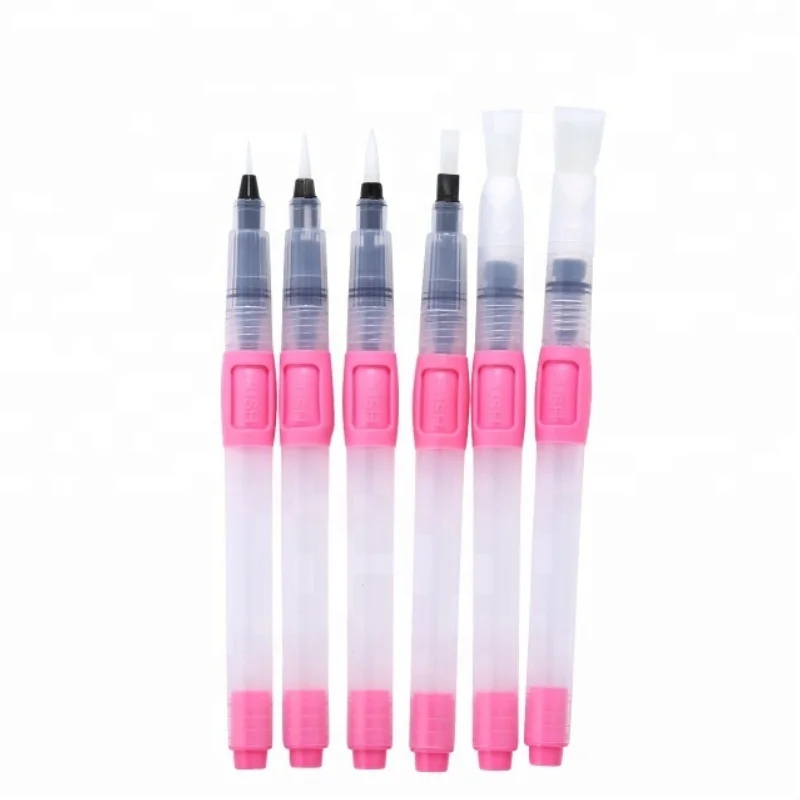 Water storage Nylon solid watercolor brush Water injection brush storage pen