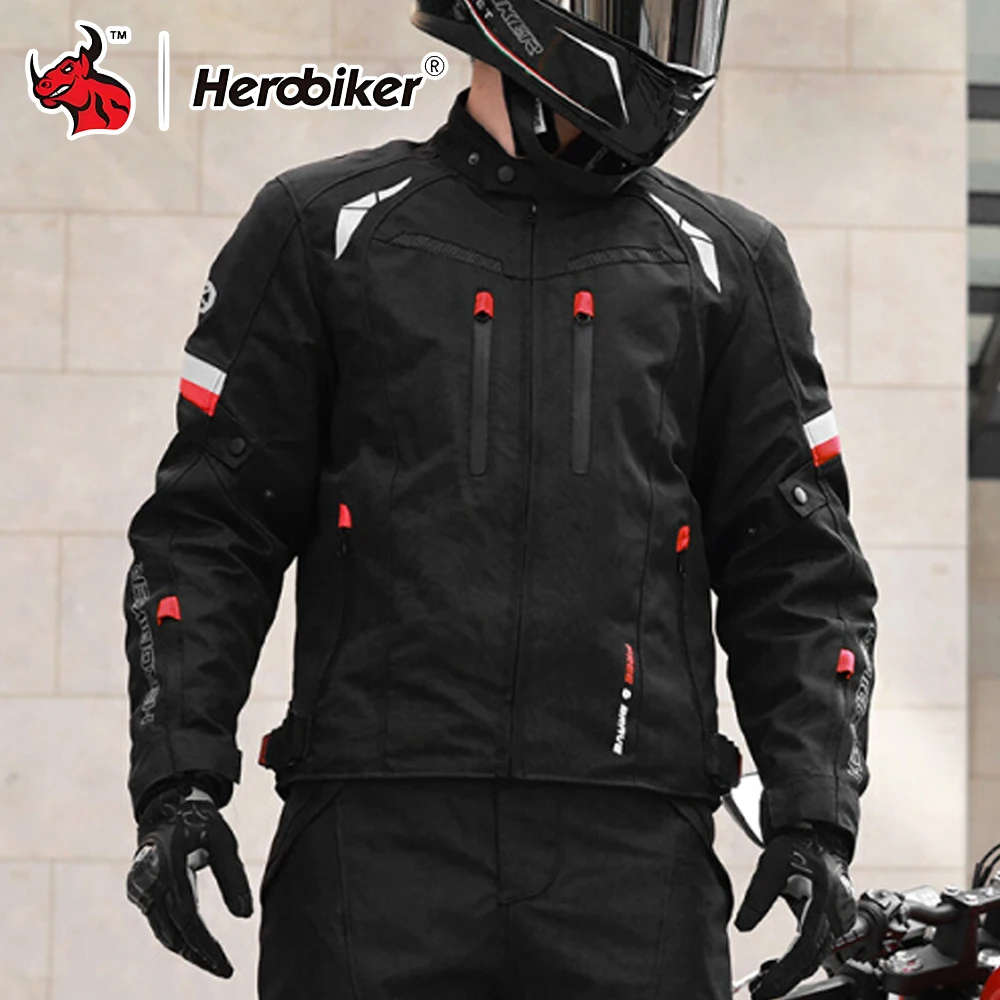 HEROBIKER 오토바이 자켓 바지 정장 내한 자켓 모토크로스 보호대 오토..