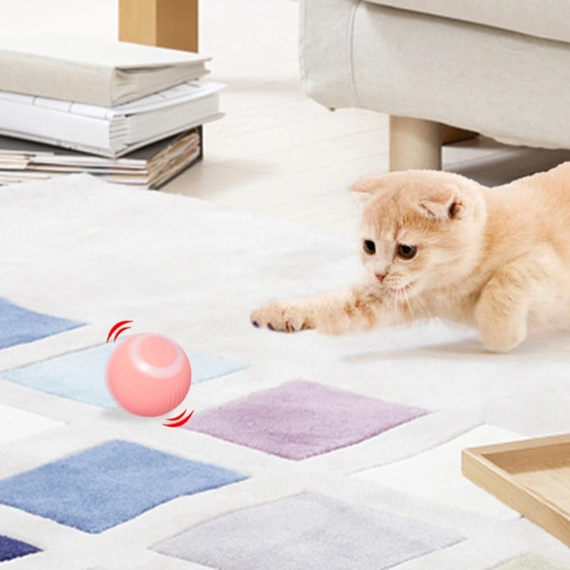Smart Cat Toys Automatic Rolling Ball Electric Cat Toys Interactive For