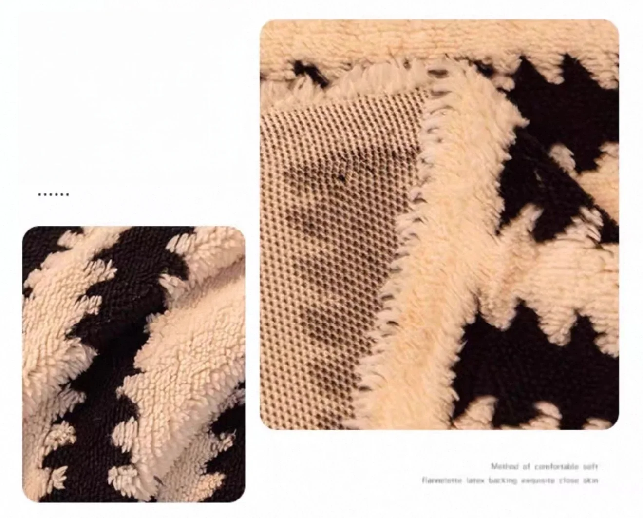 Thicken Warm Jacquard Tuffed Fleece Sofa Towel Image 8