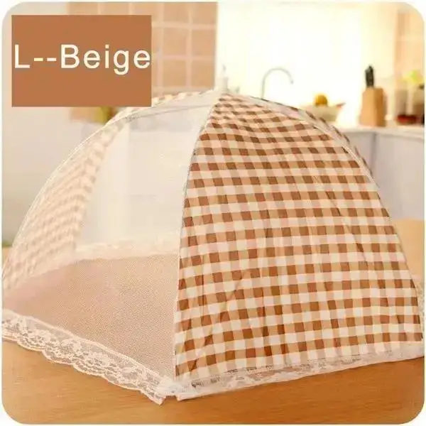 Practical Foldable Table Food Cover Umbrella Style Anti Fly Mosquito Kitchen Cooking Tools Meal Cover Table Mesh Food Covers