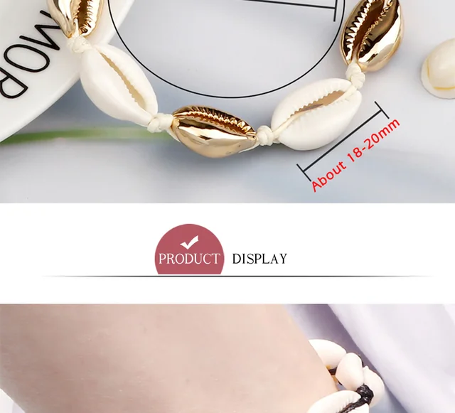 Duendhd Bracelet De Cheville Bohème En Pierre De Coquillages Pour Femme Avec Perles De Bois Et Coquillages - Chaîne De Pied En Corde Cirée - De Plage