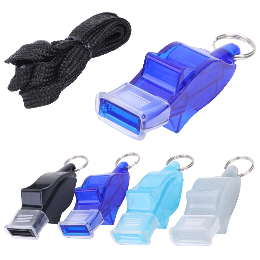 Sports Referee Whistles 10pcs for Soccer Basketball Sports Competition Plastic Outdoor Camping Survival Tools