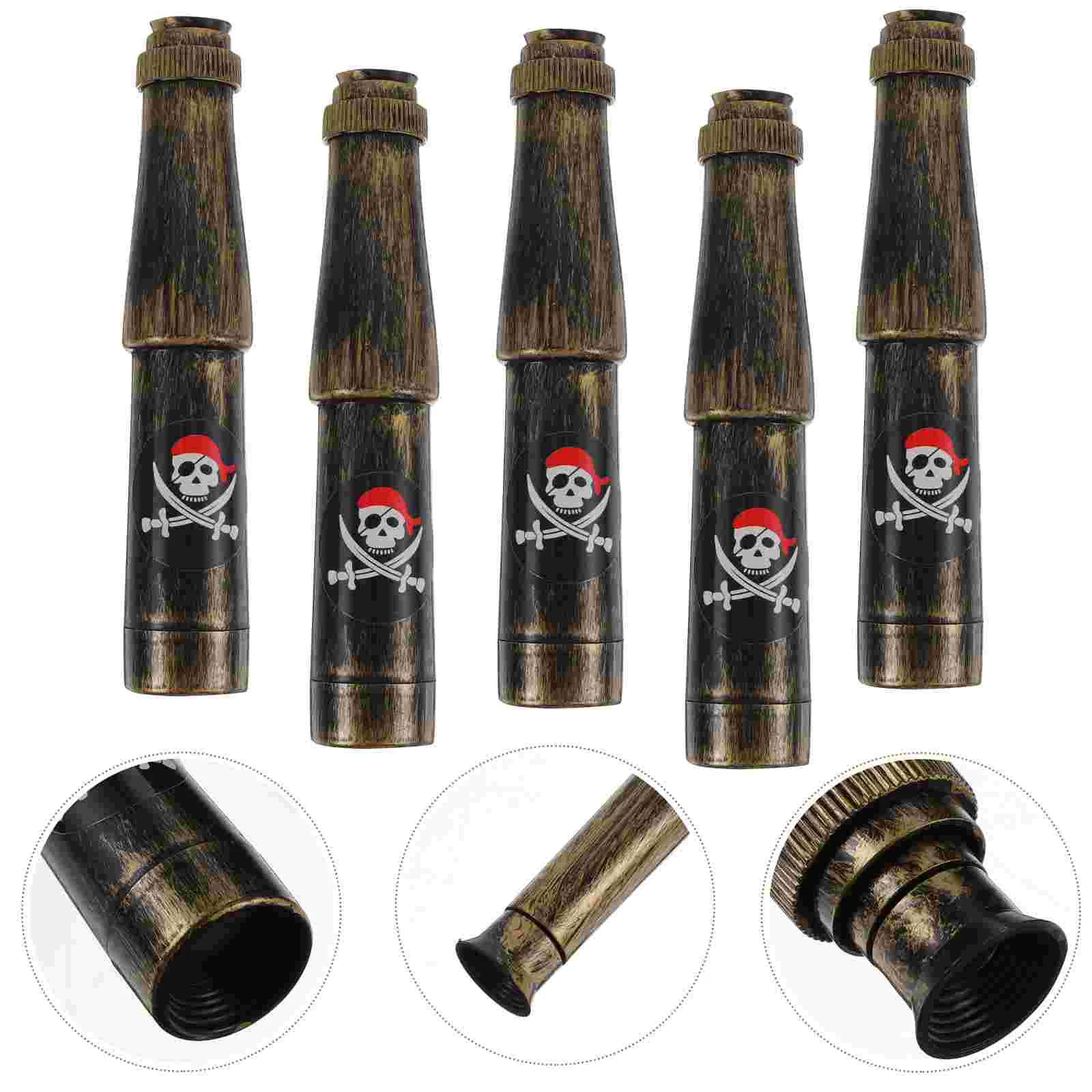 

Plastic Pirate Telescopes Pirate Party Costume Telescopes For Kids Pirate Portable Pirate Theme Party Props
