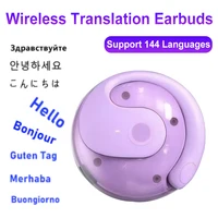 AI Real-time Language Translation Earphones Wireless BT 144 Languages Ear Hanging Headphone Translator for Travel Business - Image 5