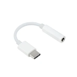 Universal Type - C to 3.5mm Audio Adapter & Splitter (White)