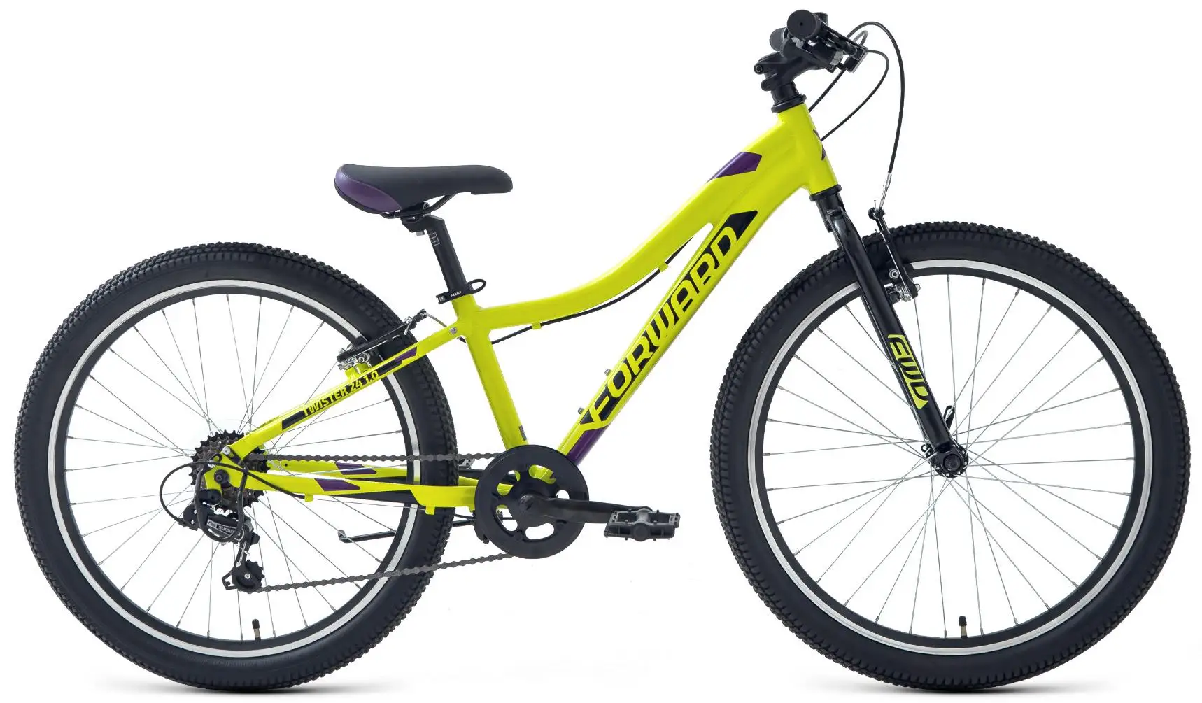 Bicycle forward twister 24 1.0 2021 Green/Purple (Inch: 12) |