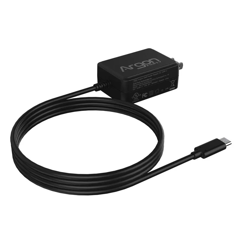 Raspberry Pi 4 Argon Type-C Power Supply 18W 5V 3.5A EU US Plug Power Adapter For Raspberry Pi 4 Model B Argon One V2 M.2 Case