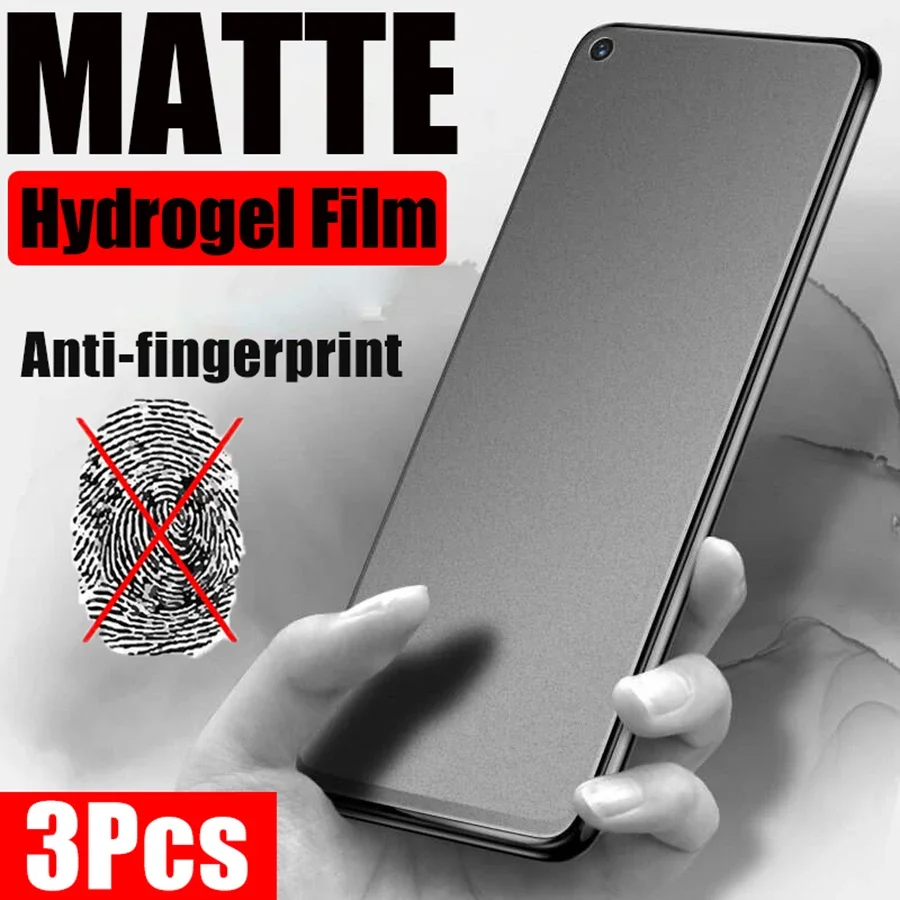 

3PCS Matte Hydrogel Film For Realme GT Master Edition 5G TPU Screen Protector On Realme 8 GT 2 Pro 6 7 8i 9i GT NEO 2 XT X2 Pro