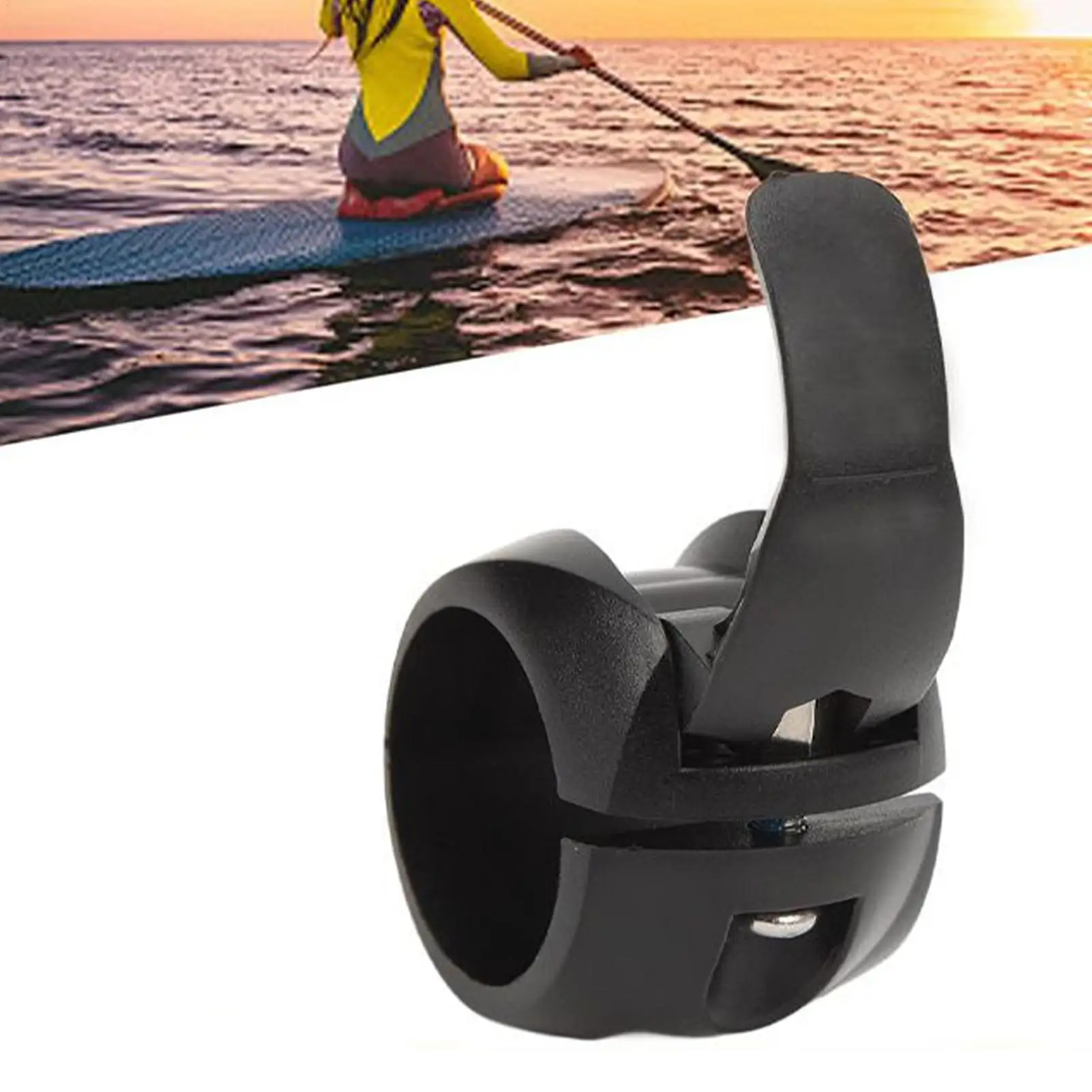 Kayak Paddle Clamp Quick Release Paddle Shaft Clamp Adjustable Oarlock For Kayak Canoe Water Sports Pool River Lake Marine