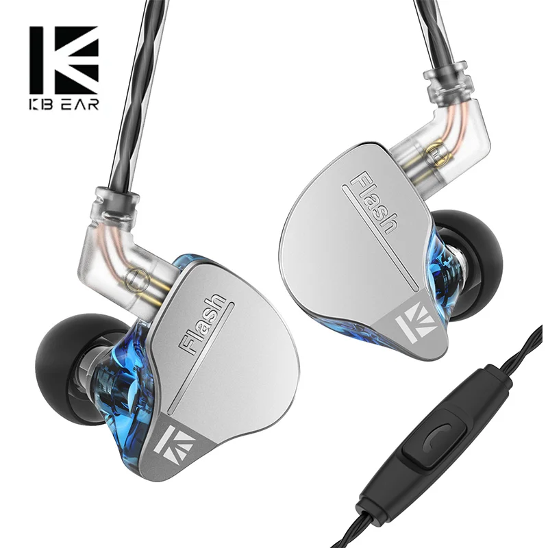 

KBEAR Flash Hifi Earphones Dual Drviers Hybrid In-Ear Monitor Wired 2m Cable Headphone Music Sport Earbuds Free Shipping Headset