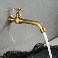 ก๊อกน้ำเย็นเดี่ยวติดผนังสำหรับใช้งานกลางแจ้ง, ก๊อกน้ำอ่างล้างจานติดผนังสีบรอนซ์, ก๊อกน้ำแบบหมุนได้ 1