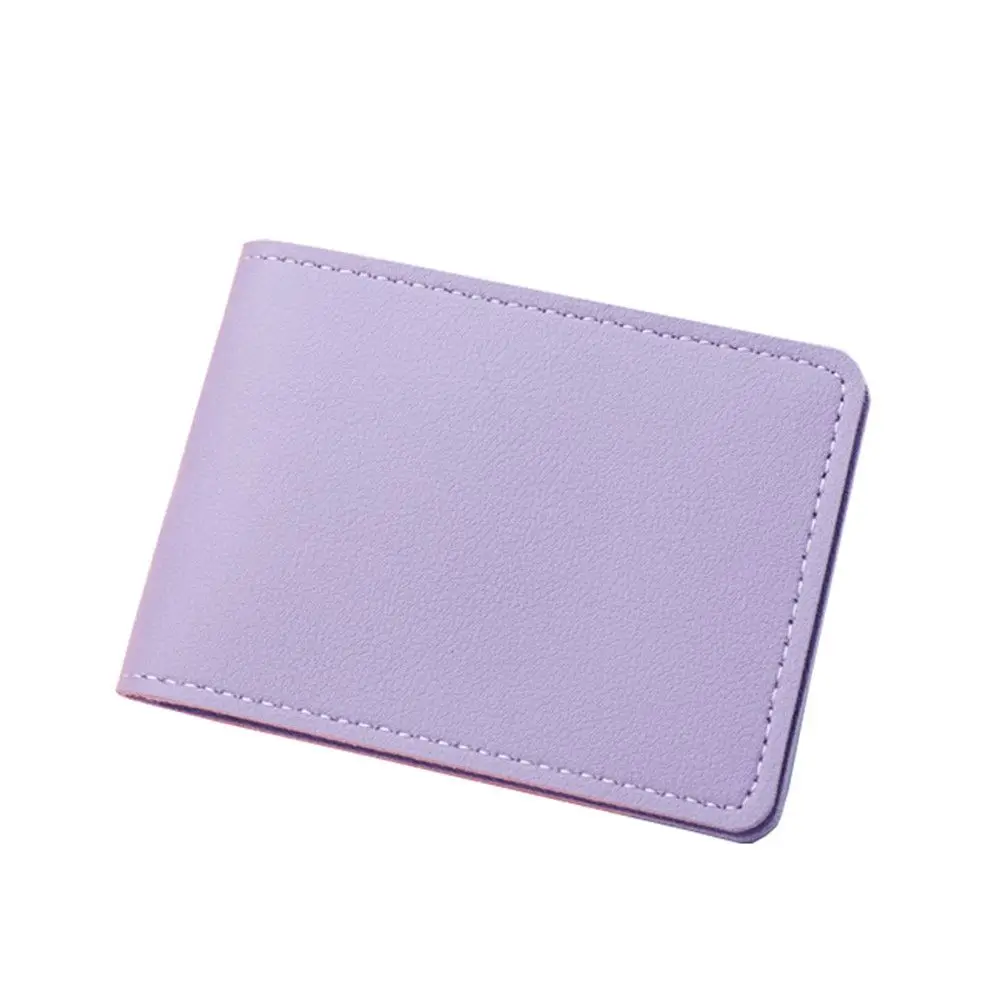 Mini ID Card Holders Business Credit Card Holder PU Leather Organizer Card Bag Men/Women Driver's License Leather Case 4