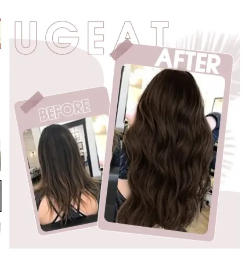 브라운 플랫 팁 헤어 익스텐션 인모 12-20인치 플랫 팁 헤어 익스텐션 브라운 플랫 팁 천연 헤어 익스텐션 30g 50개