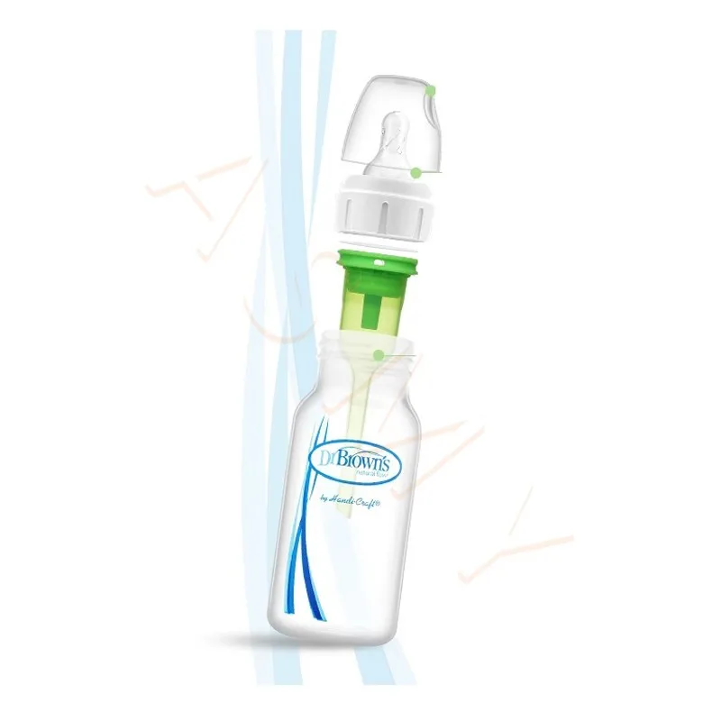Dr. Brown's newborn baby bottle / 60ML 120ML 250ML / Standard mouth PP milk bottle 3PCS