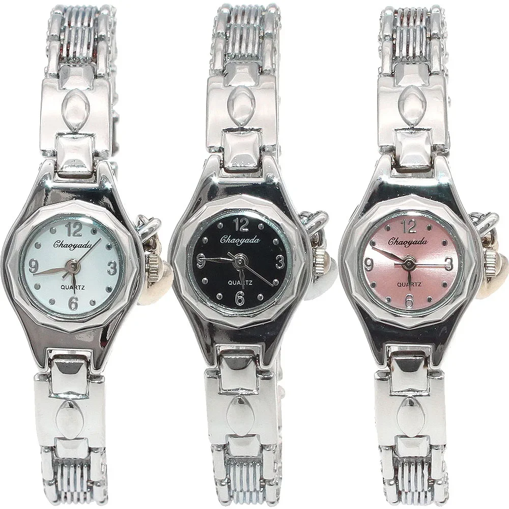 ساعة فاخرة مرصعة بأحجار الراين للنساء ، ساعة يد كو...