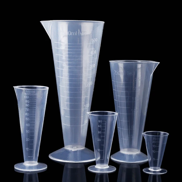 Misurino Graduato Da 250 Ml In Plastica Trasparente - Per Cucina E Laboratorio, Preciso Ed Ecologico - Foto 3