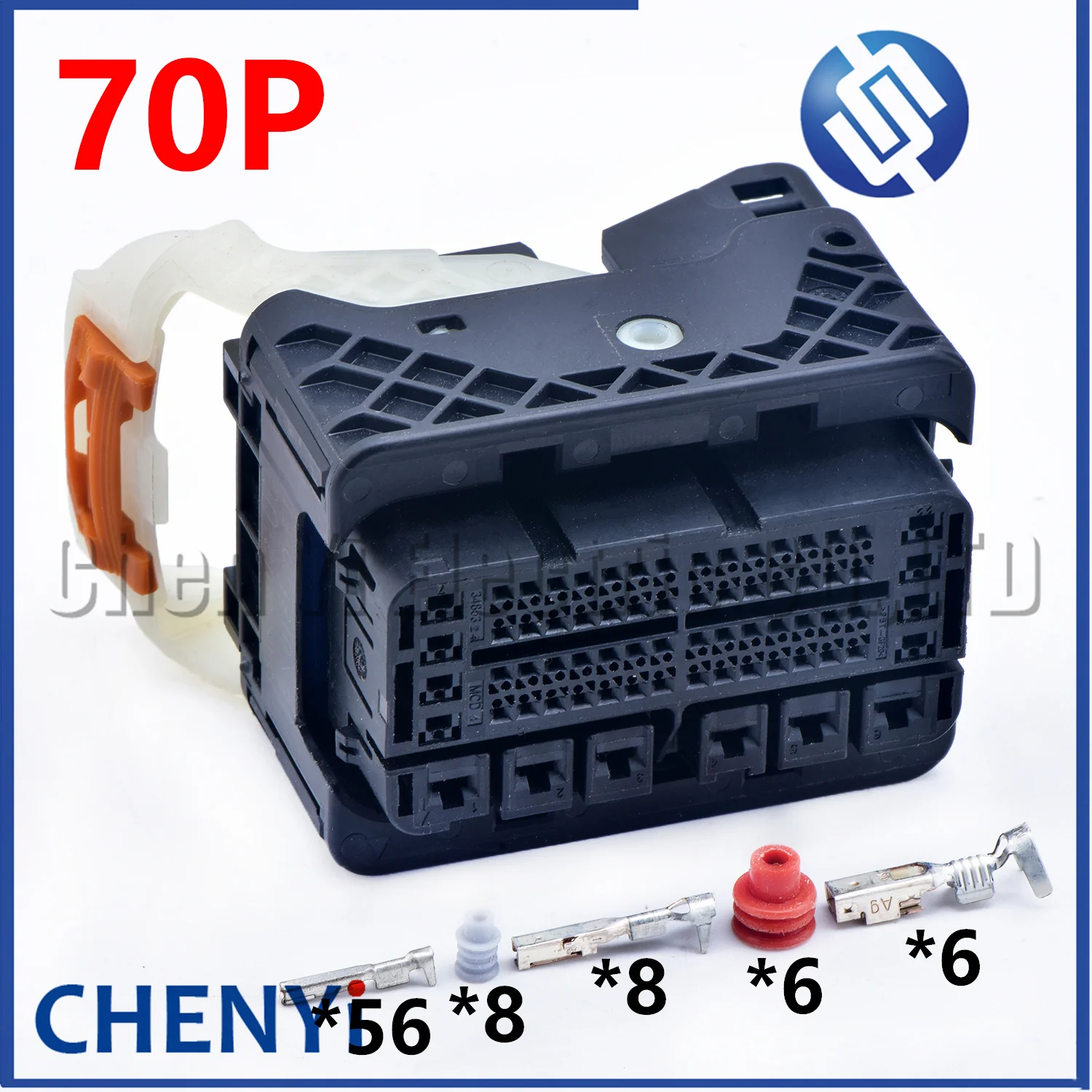 Conector da Placa do Computador do Auto Motor Plugue Ecu para Renault Megane Peugeot 5008 4008 308 Citroen c4 348530121 348530121 70 Pin