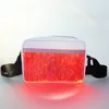 2024 Luminous LED Colorful Single-Shoulder Bags High Street Crossbody Bag Optical Fiber Fabric Fashion Square Bag 가방 сумка Bolso 2